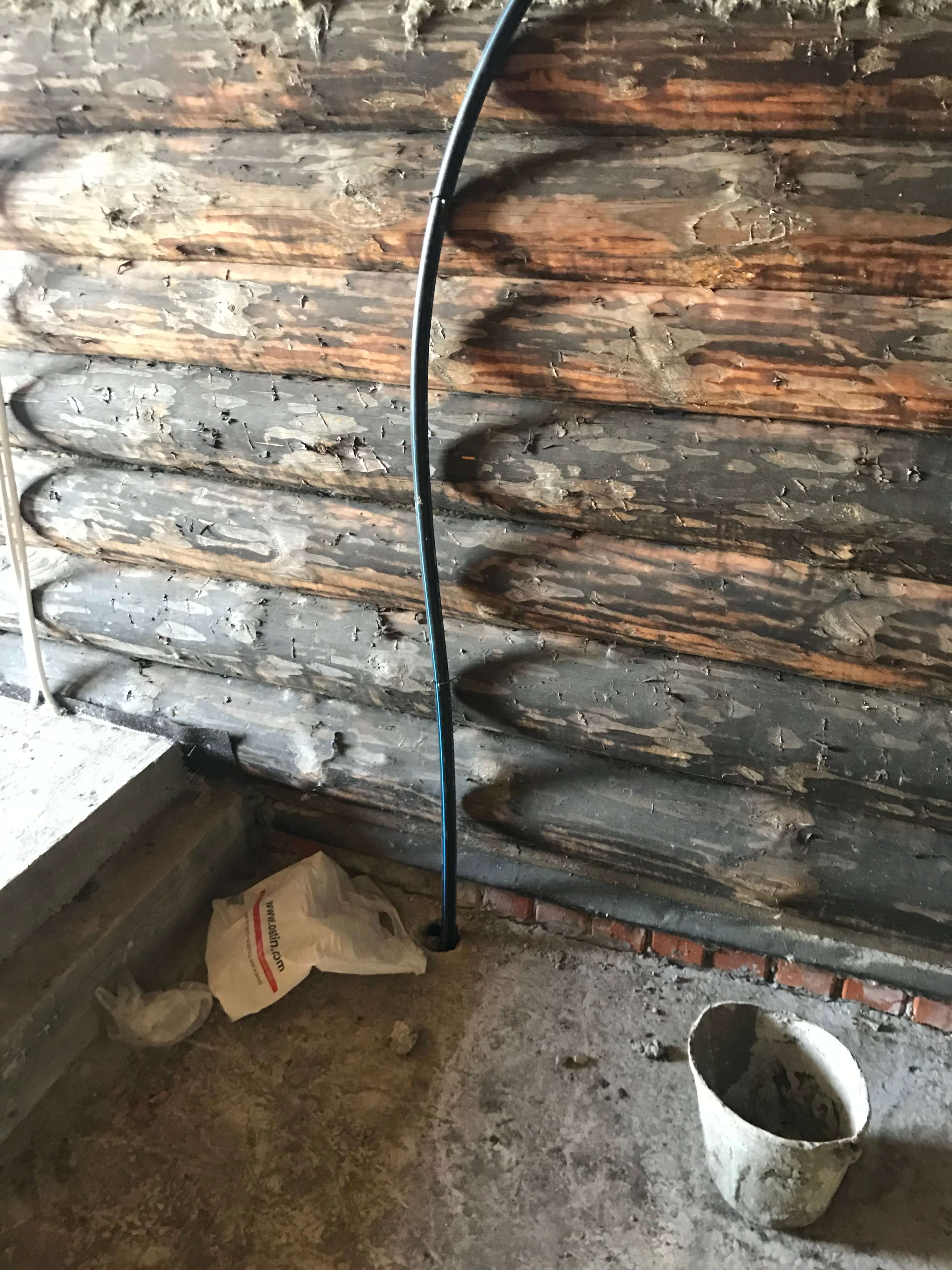 Баня из рубленного бревна