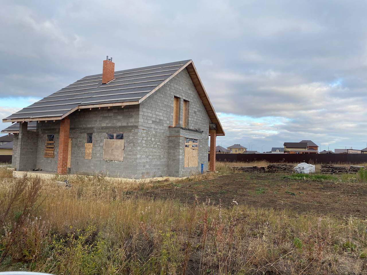 Дом из пеноблоков с мансардой